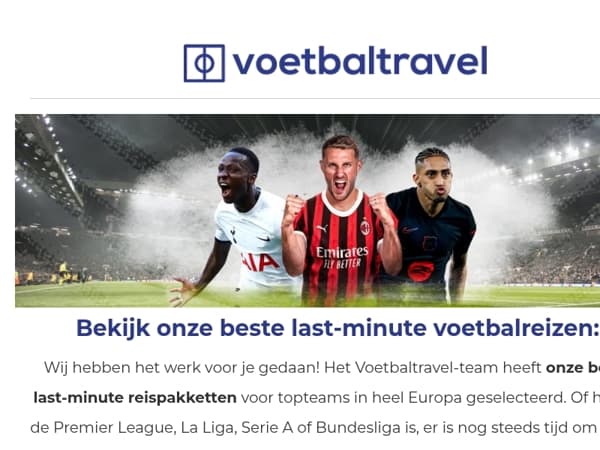 Last-Minute Deals voor Voetbalreizen ⚽✈️
