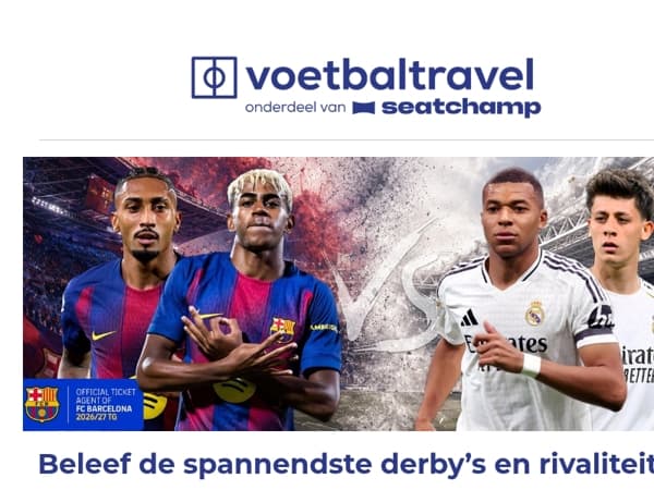 ⚡Beleef de spannendste derby’s en rivaliteiten van het seizoen.