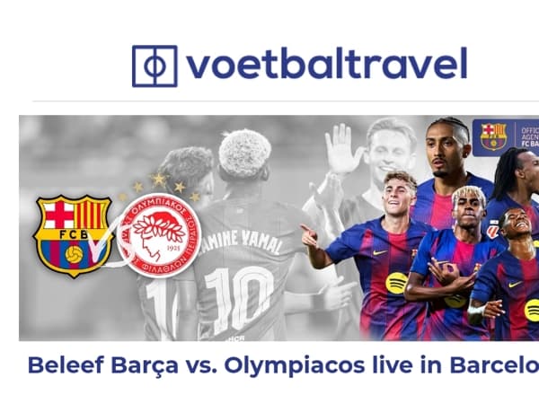 🏆Beleef Barça vs. Olympiacos live vanaf slechts €234!
