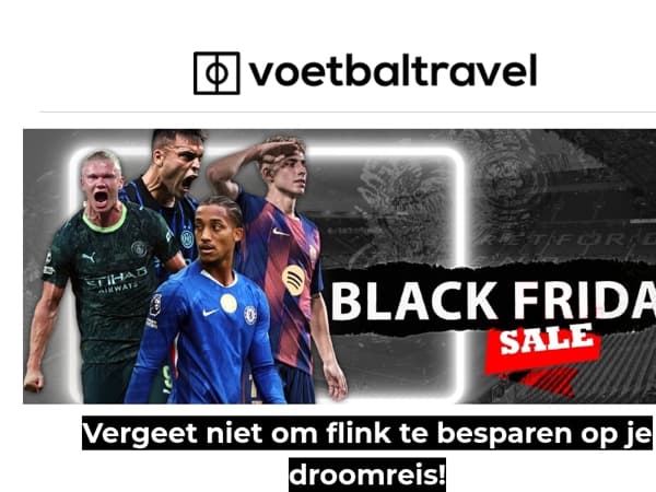 💣 Het is Black Friday – je korting van € 100 wacht op je!