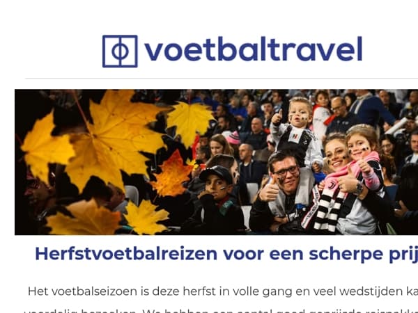 🍂⚽ Voordelige voetbalreizen tijdens de herfst.