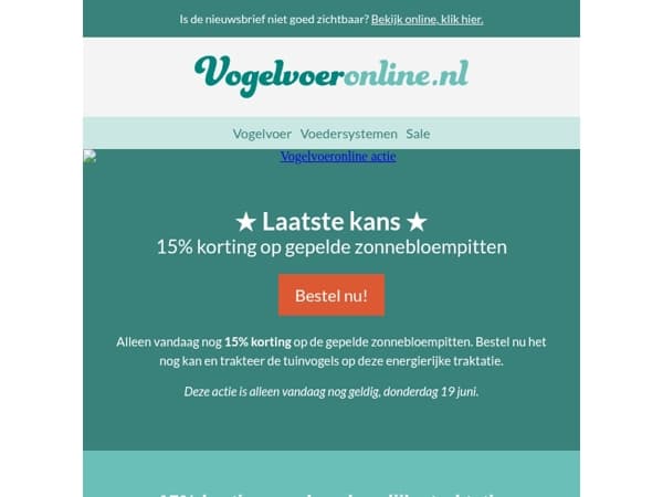 Laatste kans!