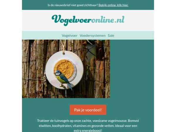 Vogelmousse 4+1 gratis
