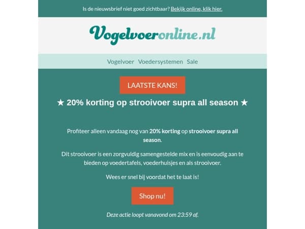 Mis deze actie niet!