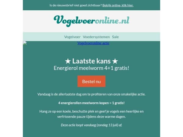 Laatste kans!