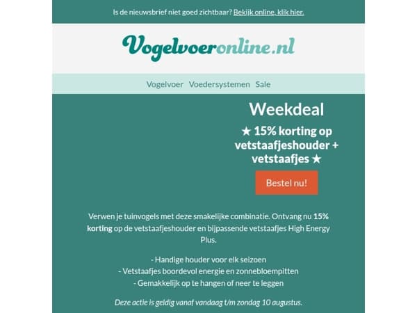 Actie van deze week!⭐️