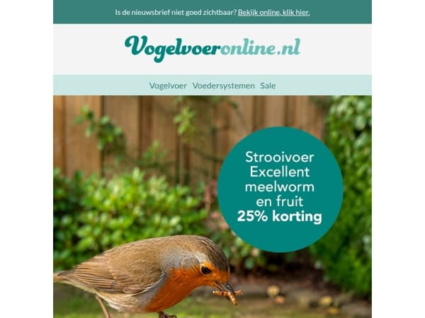 Nog 1 dag - 25% Sale Strooivoer Fruit