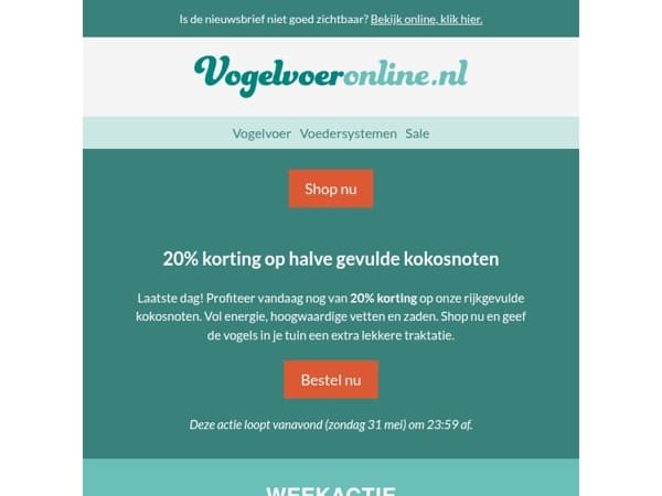 Nog 1 dag korting!