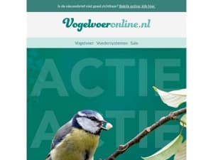 Nog 1 dag: 15% korting op strooivoer! ⭐️