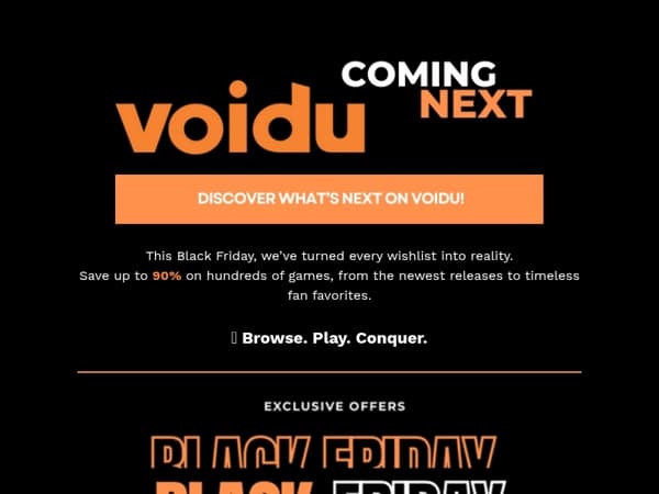 Black Friday Deals Are Live!