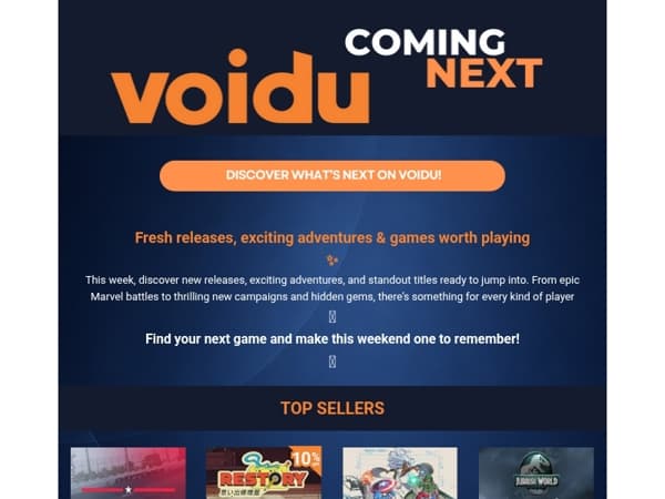 DISCOVER WHAT'S NEXT ON VOIDU!
