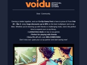 🎮 Co-Op Game Fest – Team Up & Save Big!