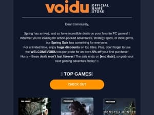 🎮 Fresh Deals, Fresh Games – Spring Sale is Here! 🌼