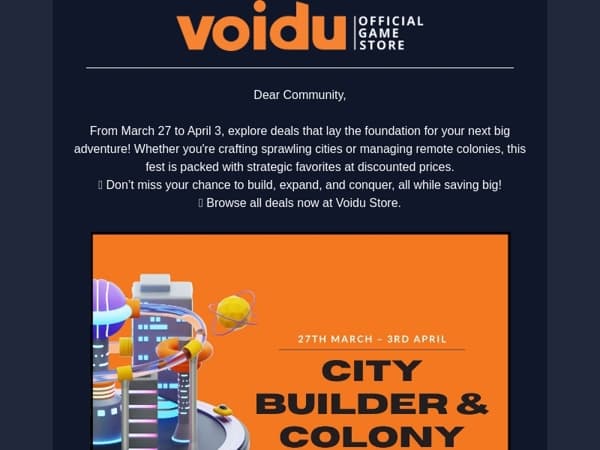 🏗️ City Builder & Colony Fest Has Landed! 🌍