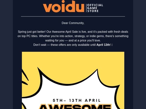 🌸 Awesome April Deals Are Here — Don’t Miss Out!