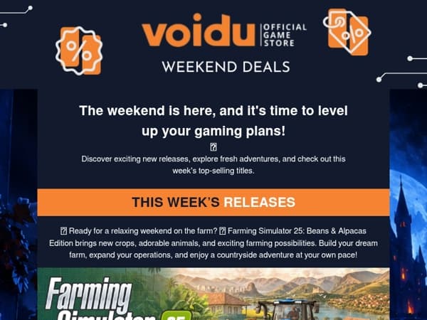 WEEKEND DEALS ON VOIDU!