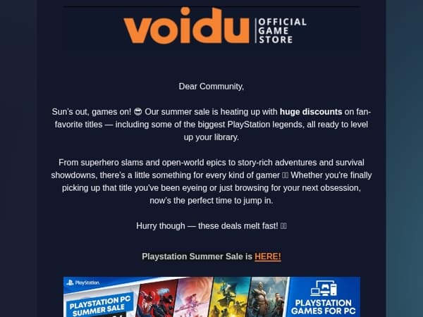 🎮 Huge Summer Discounts + PlayStation Hits Inside!