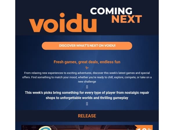 DISCOVER WHAT'S NEXT ON VOIDU!