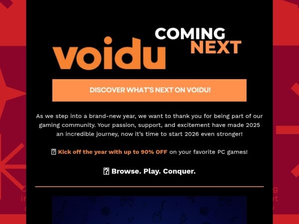 Merry Christmas from Voidu! 🎅 Unwrap Epic Gaming Deals