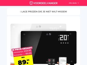 🔥🤑 Goedkoop Verwarmen: Paneelverwarming -64% KORTING / Elektrische Knuffeldeken / Handy Vacuum Cleaner / Solar Spot / Borenset