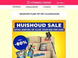 🫧‼️ Laatste Kans: SALE Op Huishoud Artikelen!