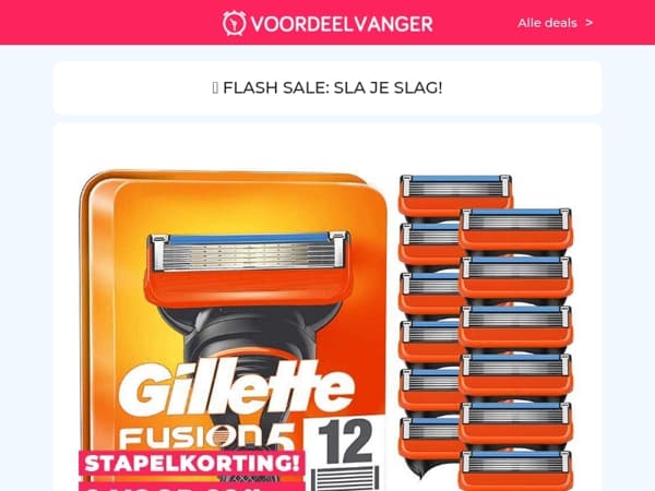 😱 Nergens Goedkoper: Gillette Fusion5 (OP=OP) / XL Schaduwdoek / Multitool / Kaarthouder 1+1 / Fietstas Dubbel