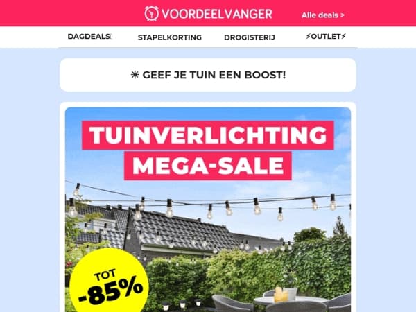💡🏡 OP=OP MEGA-SALE: Tuinverlichting Nergens Goedkoper!
