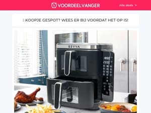 ⚡️ 67% KORTING: Double Stack Airfryer (Ruimtebesparend!) / Glazen Vershoudbakjes / Elektrische Kaarsen / Schoenenrek / Handdoekrek