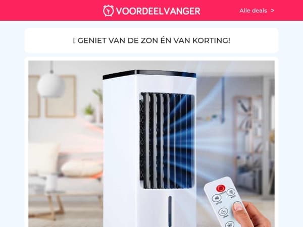 ZOMERTOPPER 🥶 Aircooler -73% Korting / Cooling Eazy Dekbed / XL Reistas / Opblaaszwembad / Fiets Koeltas