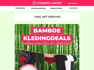 OP=OP 🐼🎋 Tot 70% KORTING: Bamboe Kledingdeals!