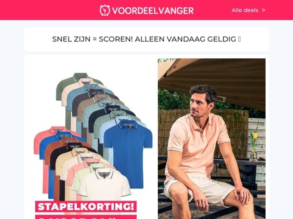 -70% KORTING 😎 Mario Russo Polo (Nieuwe Kleuren!) / Solarlamp Met Vlam 1+1 / Oplaadbare Luchtpomp / Wasrek / Bladgrijpers
