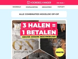 🔥⚠️ OP=OP: 3 Halen = 1 Betalen op Dekbedovertrekken!