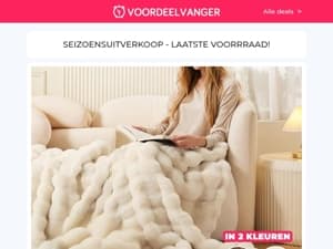 IN PRIJS VERLAAGD! 📉 Luxe Plaid (Extra Groot!) / Vaatwastabs Jaarpack / Gevoerde Winterjas / Kabelbinder / Oplaadkabel (1+1 Gratis)