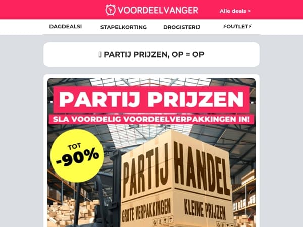 💥 PARTIJ HANDEL 💥 Korting Op Grootverpakkingen, Multipack, 1+1 Gratis En Meer!