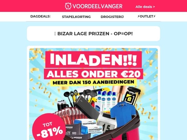🤯 INLADEN: Kortingsknallers Voor Minder Dan €20! 🎉