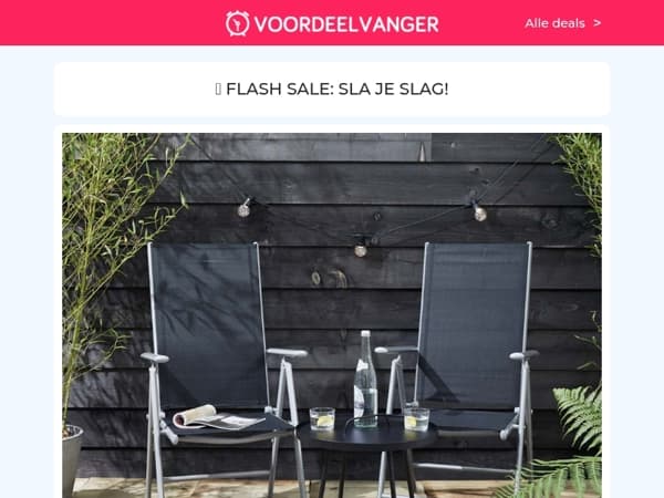 ⚡️ 2x Tuinstoelen: Nergens Goedkoper! / Oplaadbare Sfeerlamp 1+1 / 12-Pack Gillette / Bodywarmer / Insect Light 2+2