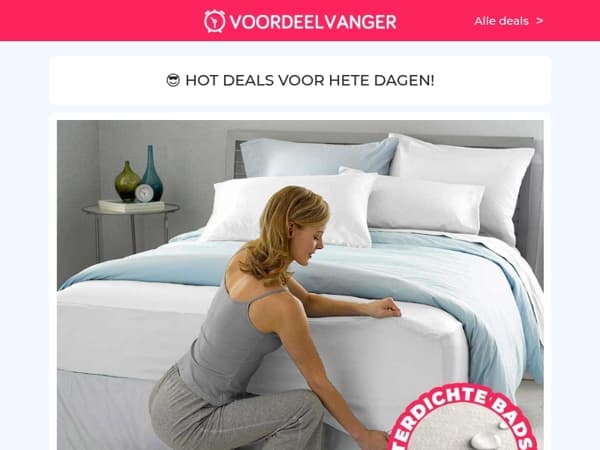 1+1 GRATIS 💦 Waterdichte Molton -79% / XL Schaduwdoek / Lichtslinger / Anti-Klimstrips / Oplaadbare Ventilator
