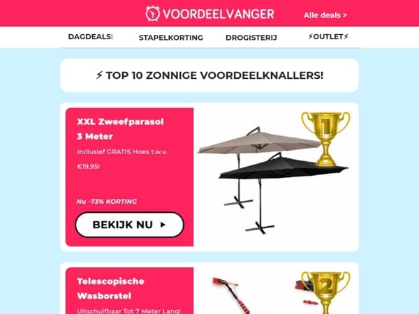 💥🏆 De TOP 10 LENTEDEALS voor de LAAGSTE PRIJZEN!