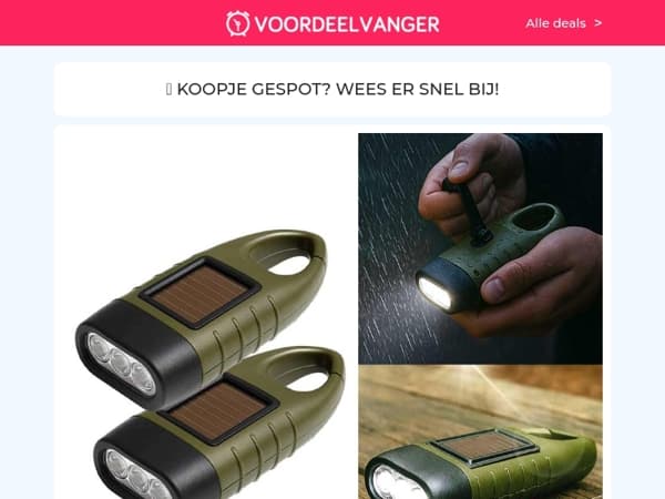 🔦🚨 Survival Zaklamp Met Zwengel ÉN Solar -67% Korting / Luchtcompressor / Gereedschapstrolley / Slimme Buitenlamp 1+1 / Waterdichte Hoes Voor Tuinstoelkussens