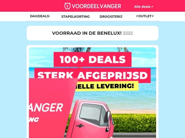OUTLET 🚚🔥 100+ deals met snelle levering!!