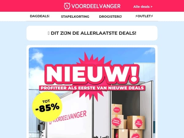 ✨ NIEUWE DEALS ✨ Hoge Korting Op De Allerlaatste Deals!
