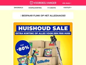 🤯 SALE: Huishoud Artikelen Voor Bodemprijzen!