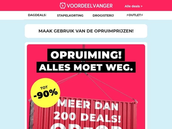 🚨 OP=OP 🚨 MAGAZIJNOPRUIMING: Alles Moet Weg!