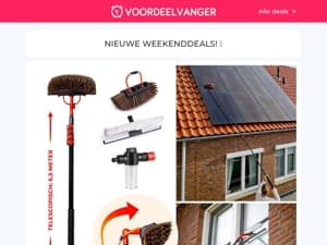 DELUXE ⭐ Wasborstel / Kniekussen (1+1 Gratis) / Militaire Zaklamp (Stapelkorting) / Fruitsapmaker / Wasmand