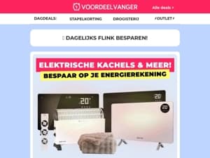 🚨 BESPAAR Op Je Energierekening 🚨 Elektrische Panel Heaters En Meer Met KORTING!