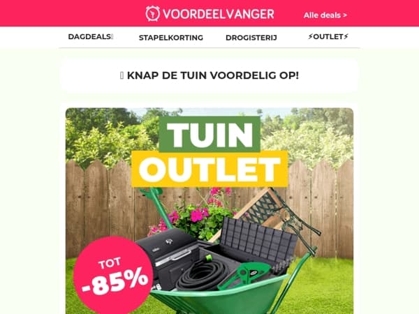 ☀️🎉 Hoge korting in de tuin OUTLET! Laatste kans...