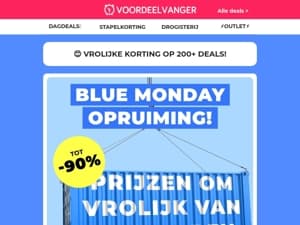 💙 Blue Monday OPRUIMING: Alles Moet Weg. 💙