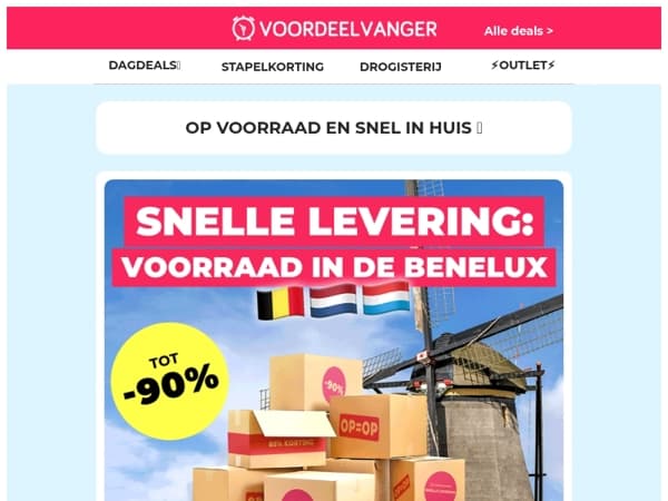 🚚💨 Snelle Levering: Tot 90% KORTING in grote sale!