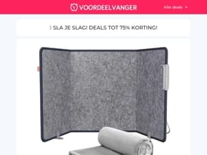 75% KORTING ♨️ Infrarood Verwarmingspaneel (OP=OP) / Warme Thermo Kleding / Verhuisset / Clear Vision Zonneklep / Waxinelichtjes 100+100