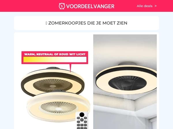 💥HOGE KORTING: Ventilator Plafondlamp XL / Cargo Korte Broek / Keukentrolley / Jaarpack Vaatwastabs / Deco Lichtsnoer 1+1